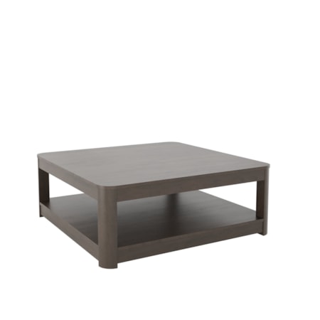 42" Square Block Coffee Table