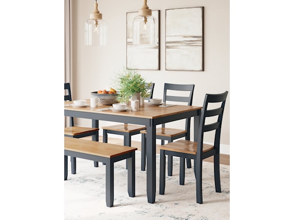 Dining Room Table Set (6/Cn)