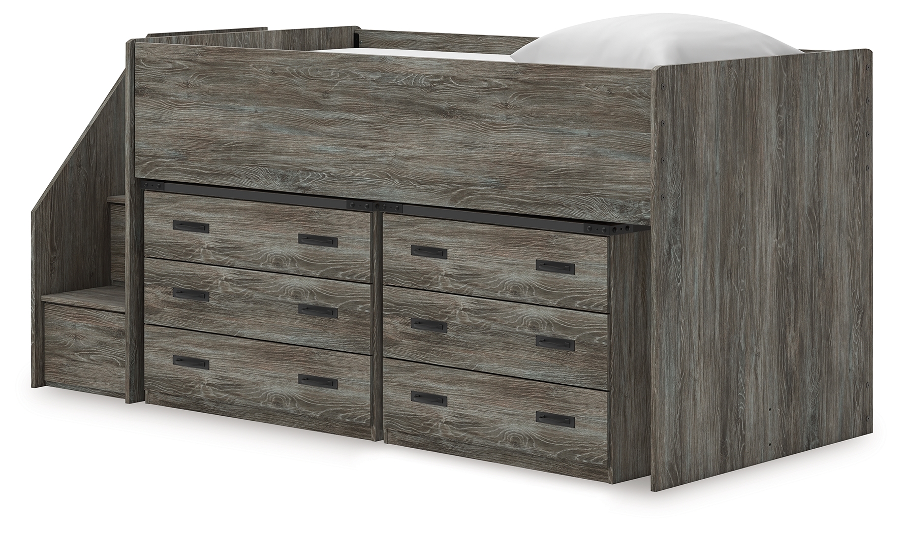 Ashley Signature Design Frandern Twin Loft Bed With Drawer Storage