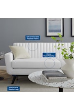 Modway Engage Right-Arm Upholstered Fabric Loveseat