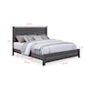 Crown Mark MADSEN Panel Bed - Queen