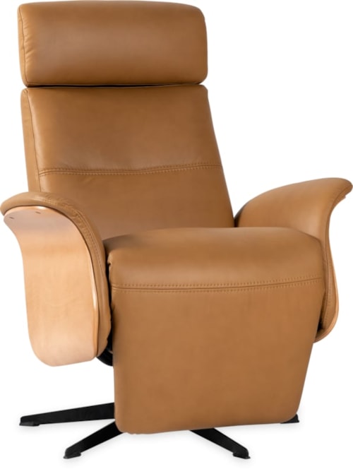 Contemporary Manual Integrated Recliner