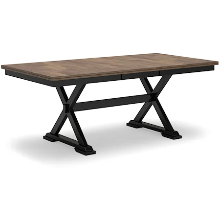 Rectangular Dining Room Extension Table