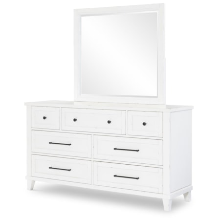 Dresser and Mirror