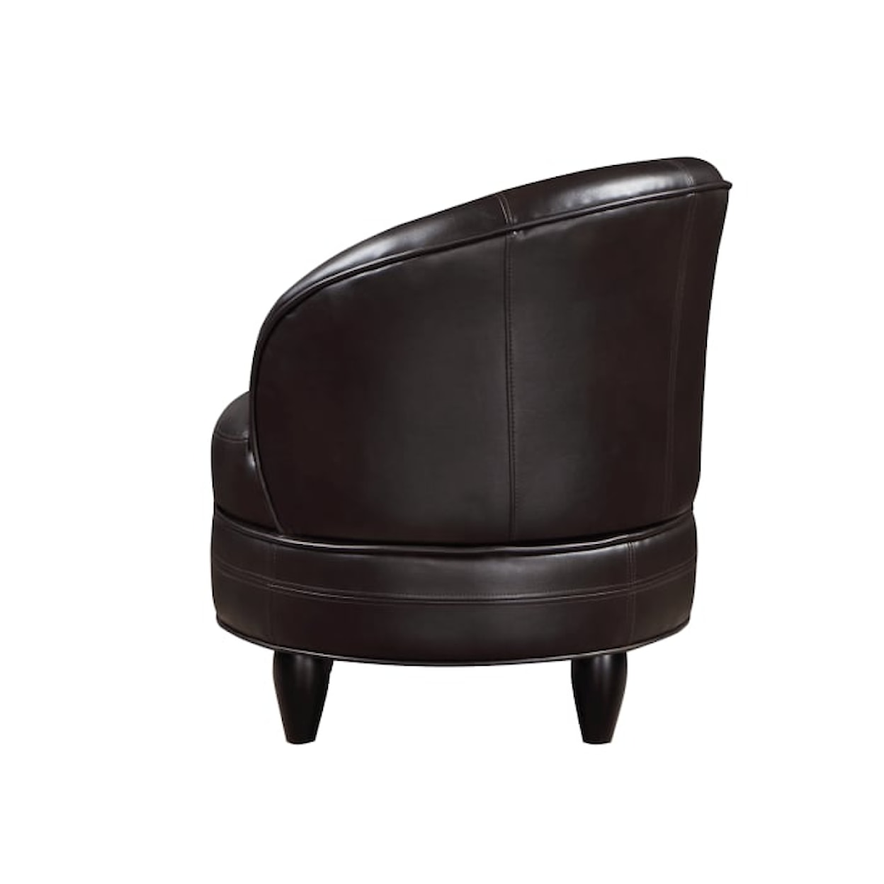 Steve Silver SONA SONA BROWN PU SWIVEL ACCENT CHAIR | .