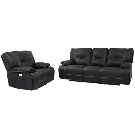 Power Reclining Sofa And Recliner