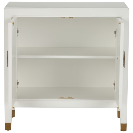 Jill Bedside Chest - White