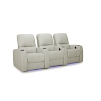 Pacifico Contemporary 3-Seat Straight Layout with LED Lights