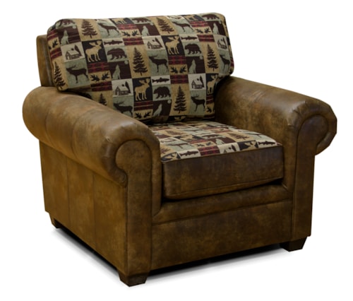 Rustic Chair with Nailhead Trim