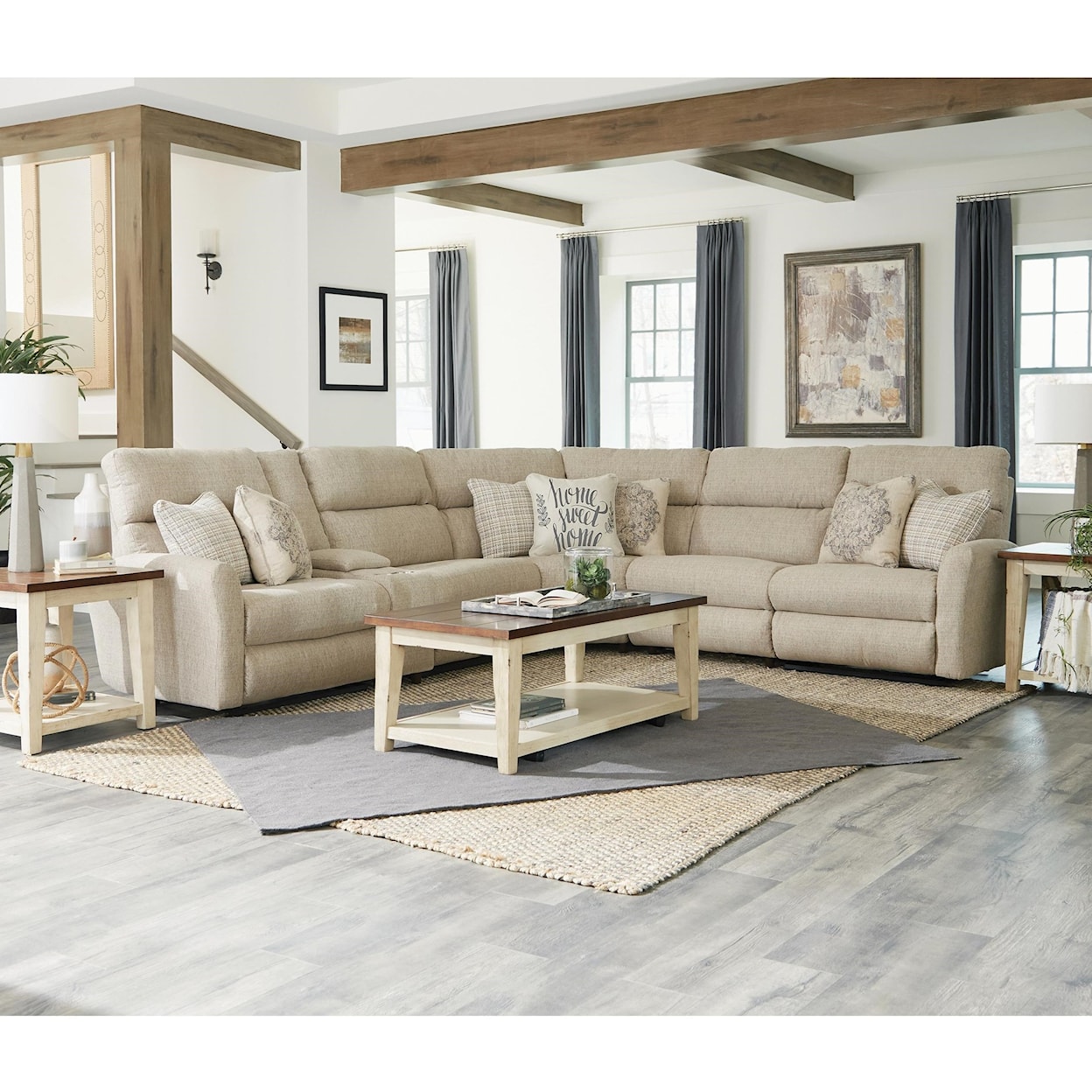 Carolina Furniture 261 McPherson Reclining Sectional