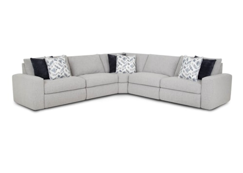 Contemporary 5-Piece Power Reclining Sectional Sofa