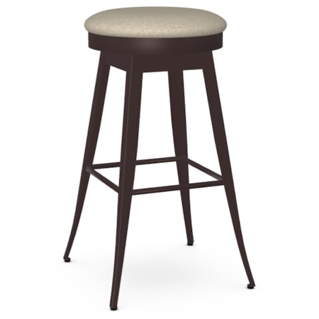 Upholstered Bar Height Swivel Stool