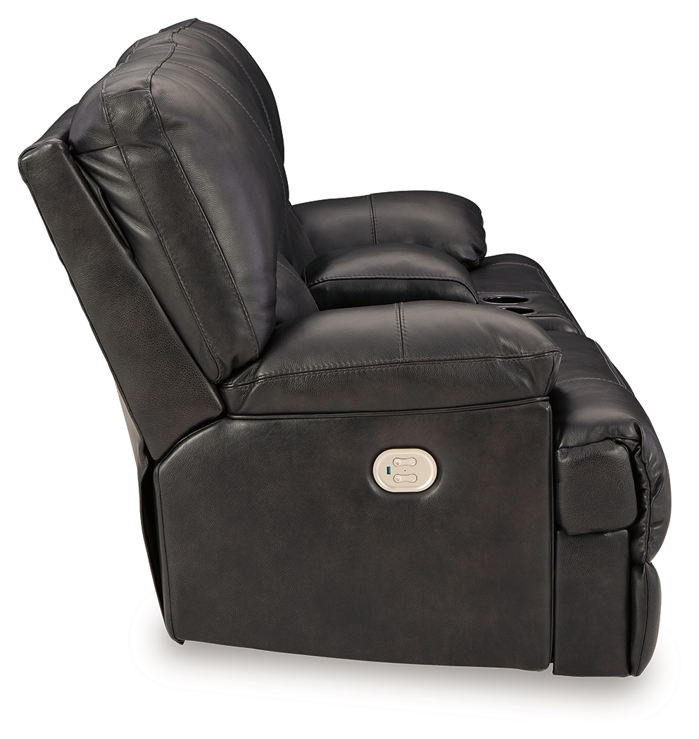 Pwr Rec Loveseat/Con/Adj Hdrst