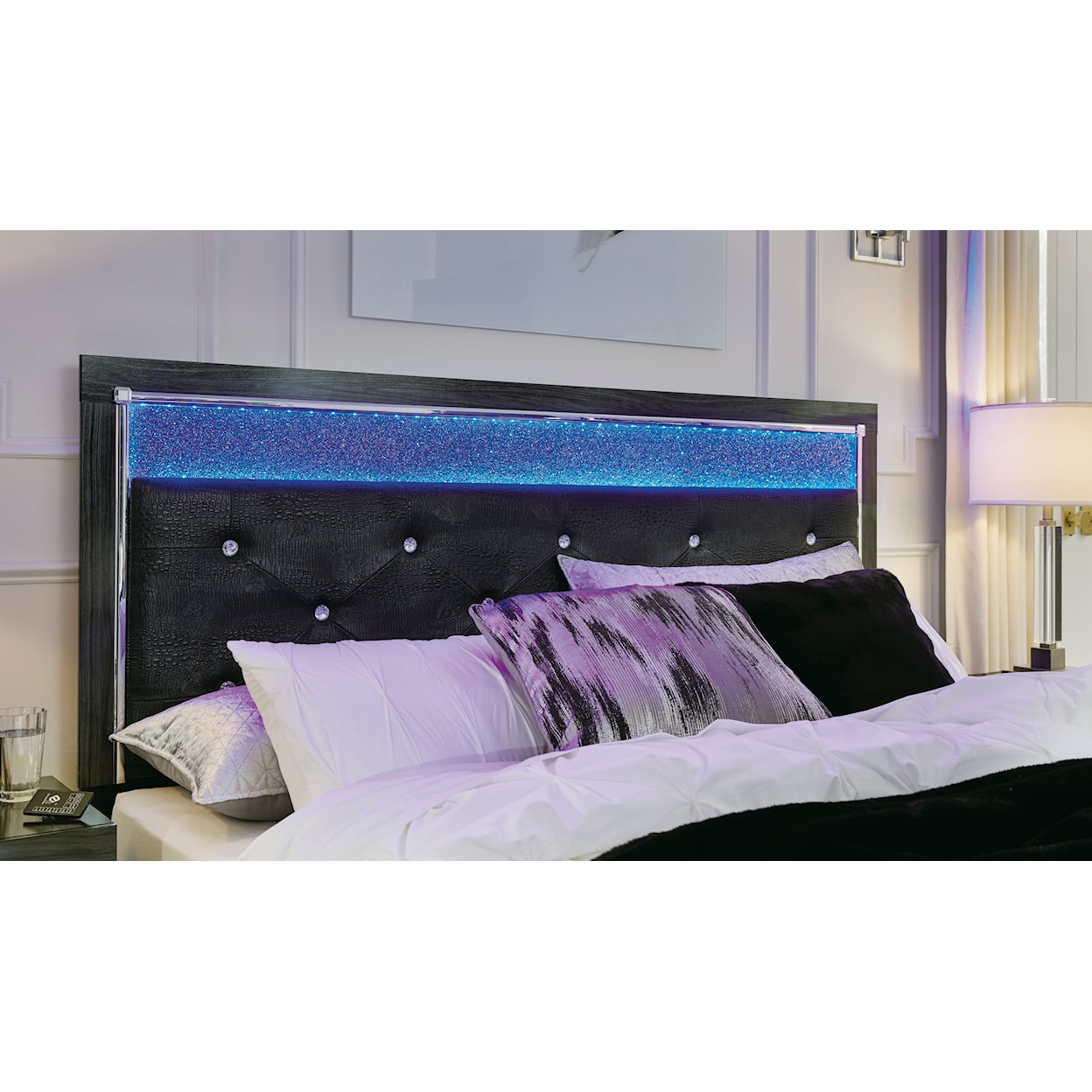 Signature Design by Ashley Kaydell Queen Upholstered Panel Headboard