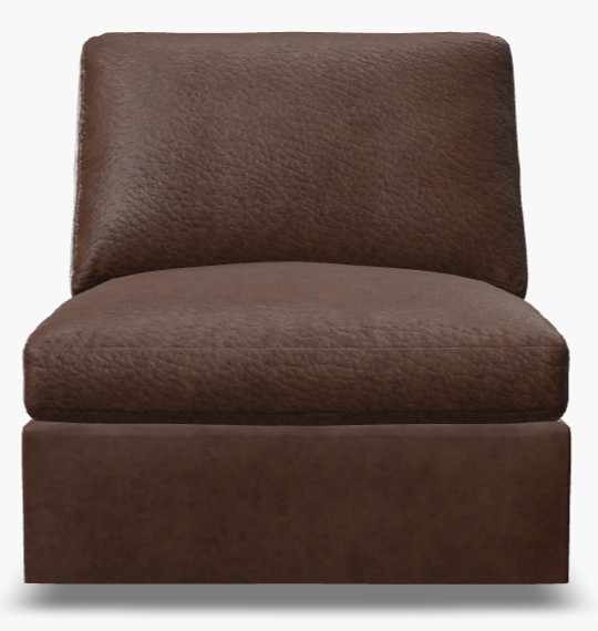 Madison Finished Armless Swivel Chair