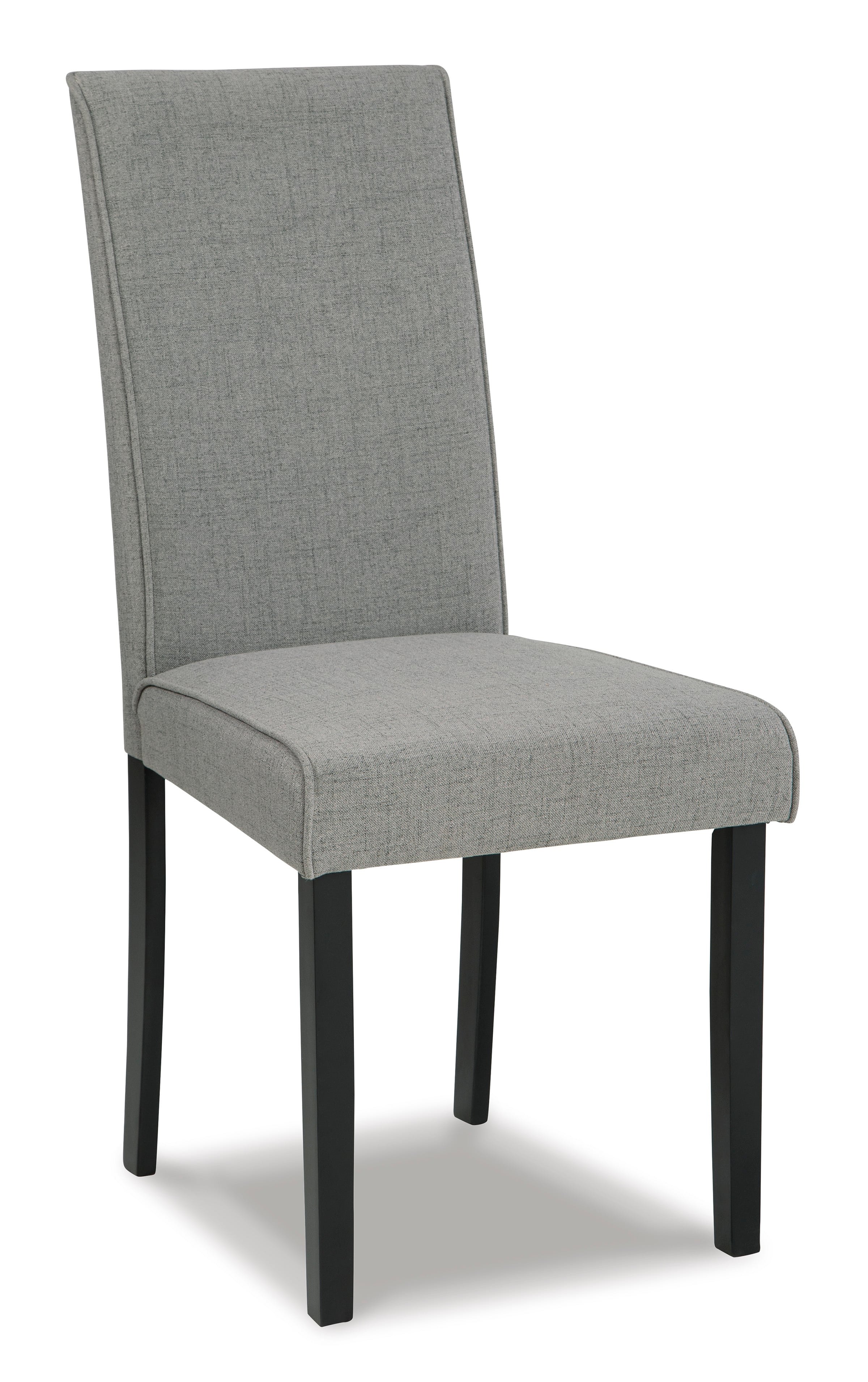 Signature Design by Ashley Kimonte Parsons Dining Chair in Gray Fabric