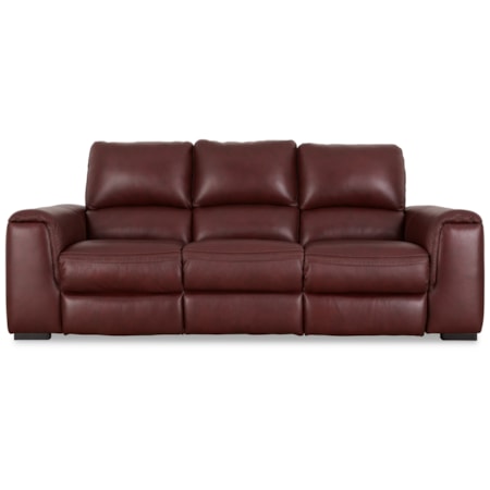 Pwr Rec Sofa With Adj Headrest