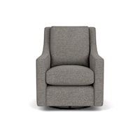 Contemporary Swivel Glider with Slope Arms