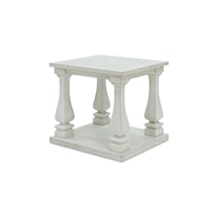 Traditional Rectangular End Table