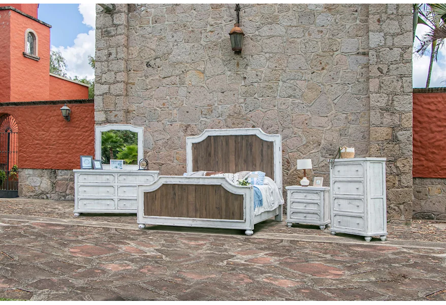 Aruba King Bedroom Set by International Furniture Direct at Home Furnishings Direct