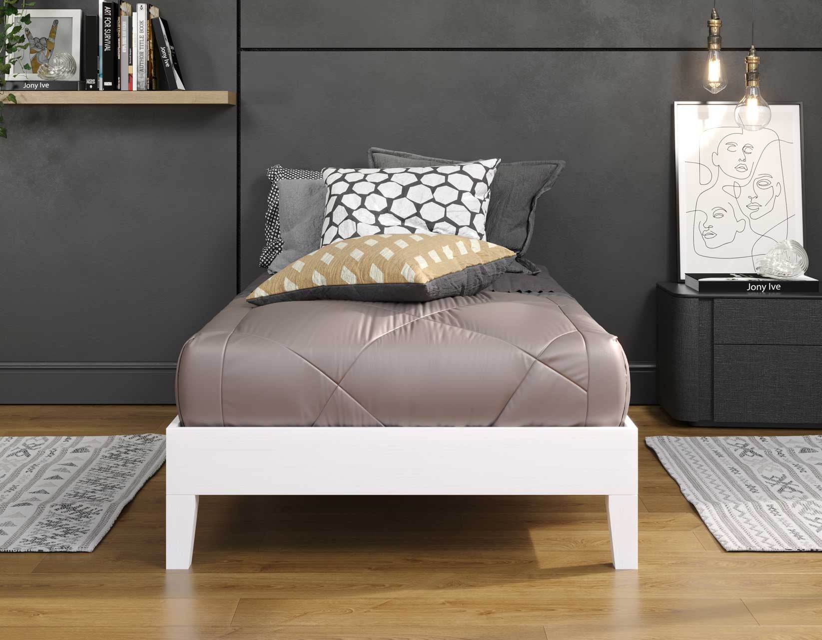 Steve Silver Nix Twin Platform Bed