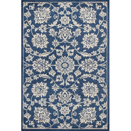 6'7" X 9'6" Denim Verona Area Rug