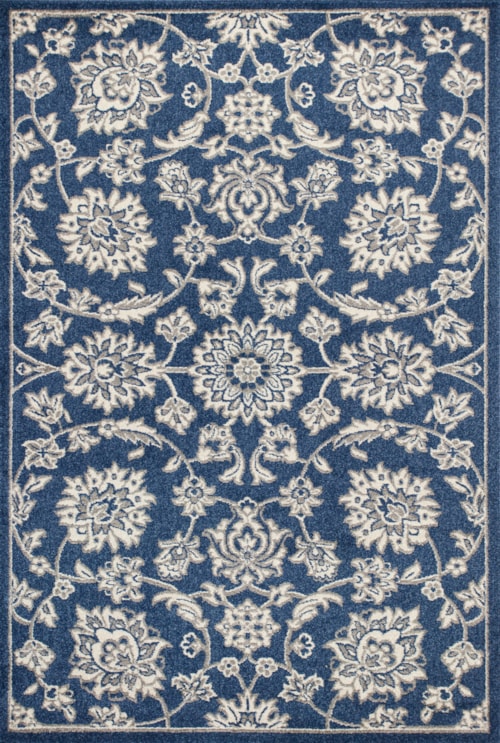 6'7" X 9'6" Denim Verona Area Rug