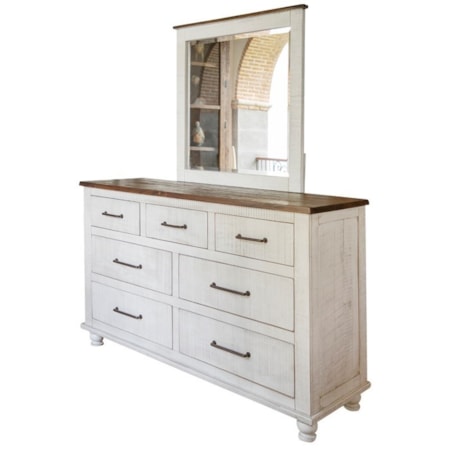 Dresser and Mirror