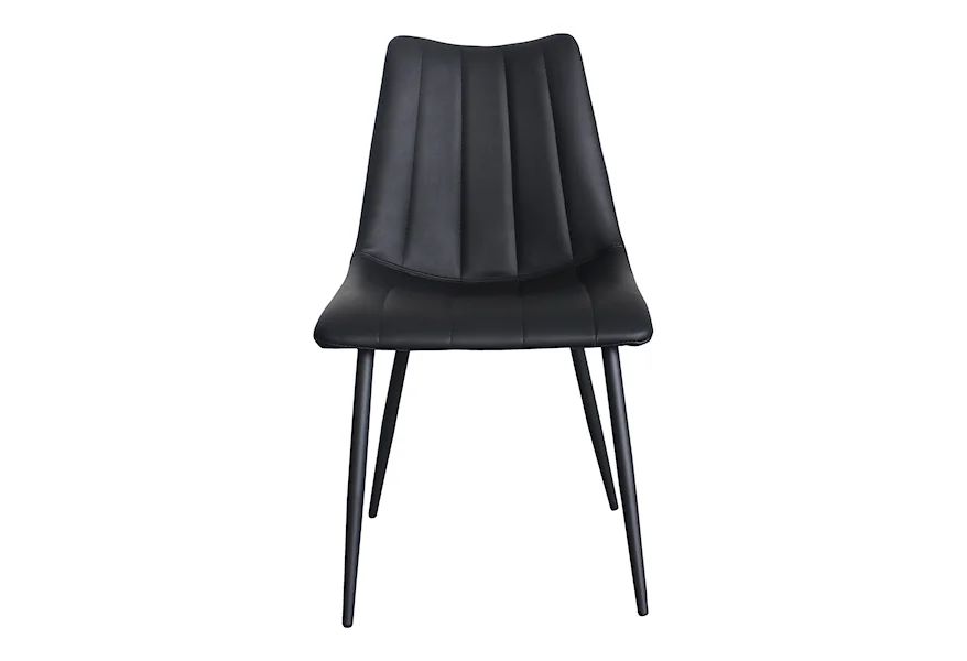 Alibi Alibi Dining Chair Matte Black-M2 by Moe's Home Collection at Fashion Furniture