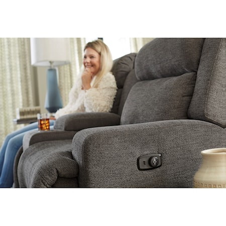 Rocking Console Reclining Loveseat