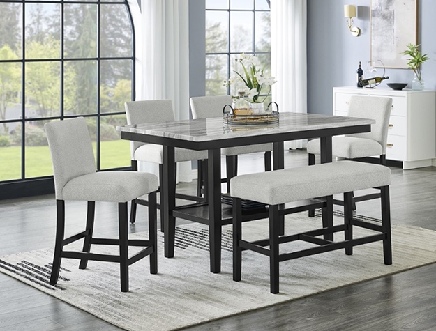 Upholstered Counter Height Dining Bench