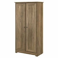 Cabot Tall Storage Cabinet with Doors in Reclaimed Pine
