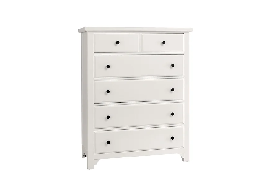 Cool Farmhouse 5-Drawer Chest  by Vaughan Bassett at Esprit Decor Home Furnishings