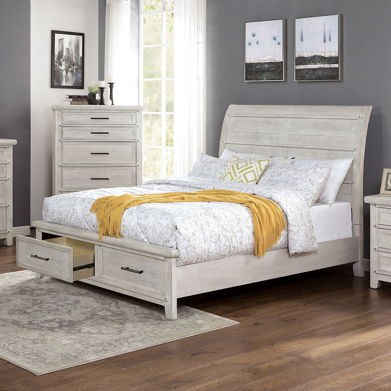 Furniture of America Shawnette King Bed
