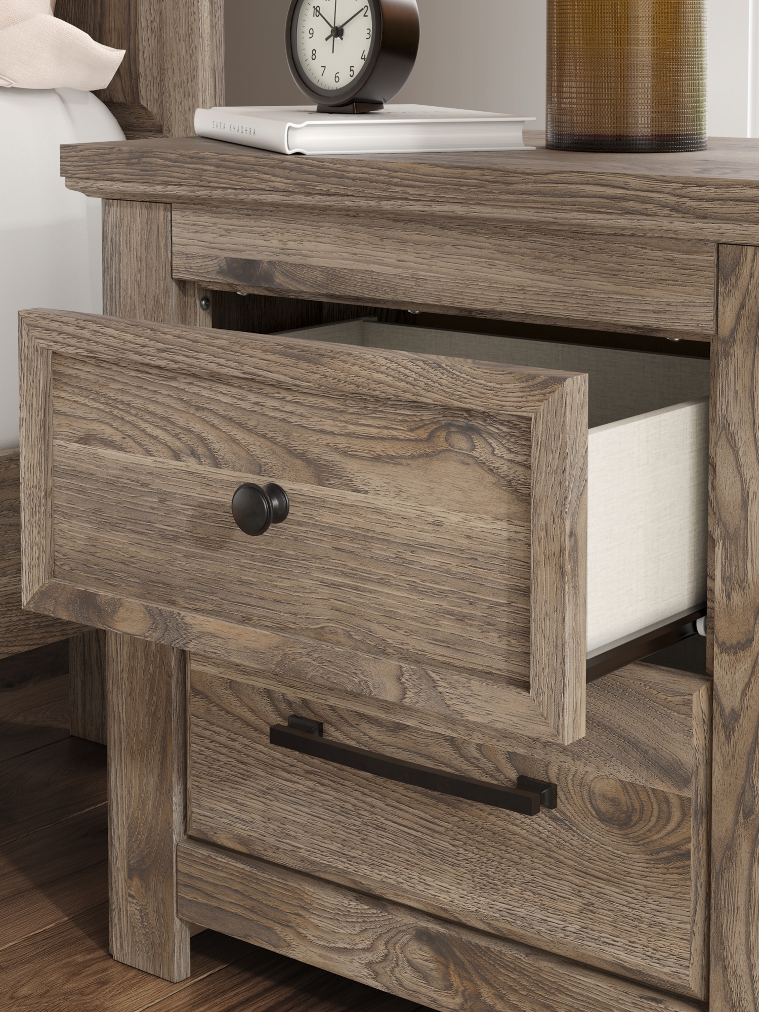 Signature Design by Ashley Rusticott 2-Drawer Nightstand