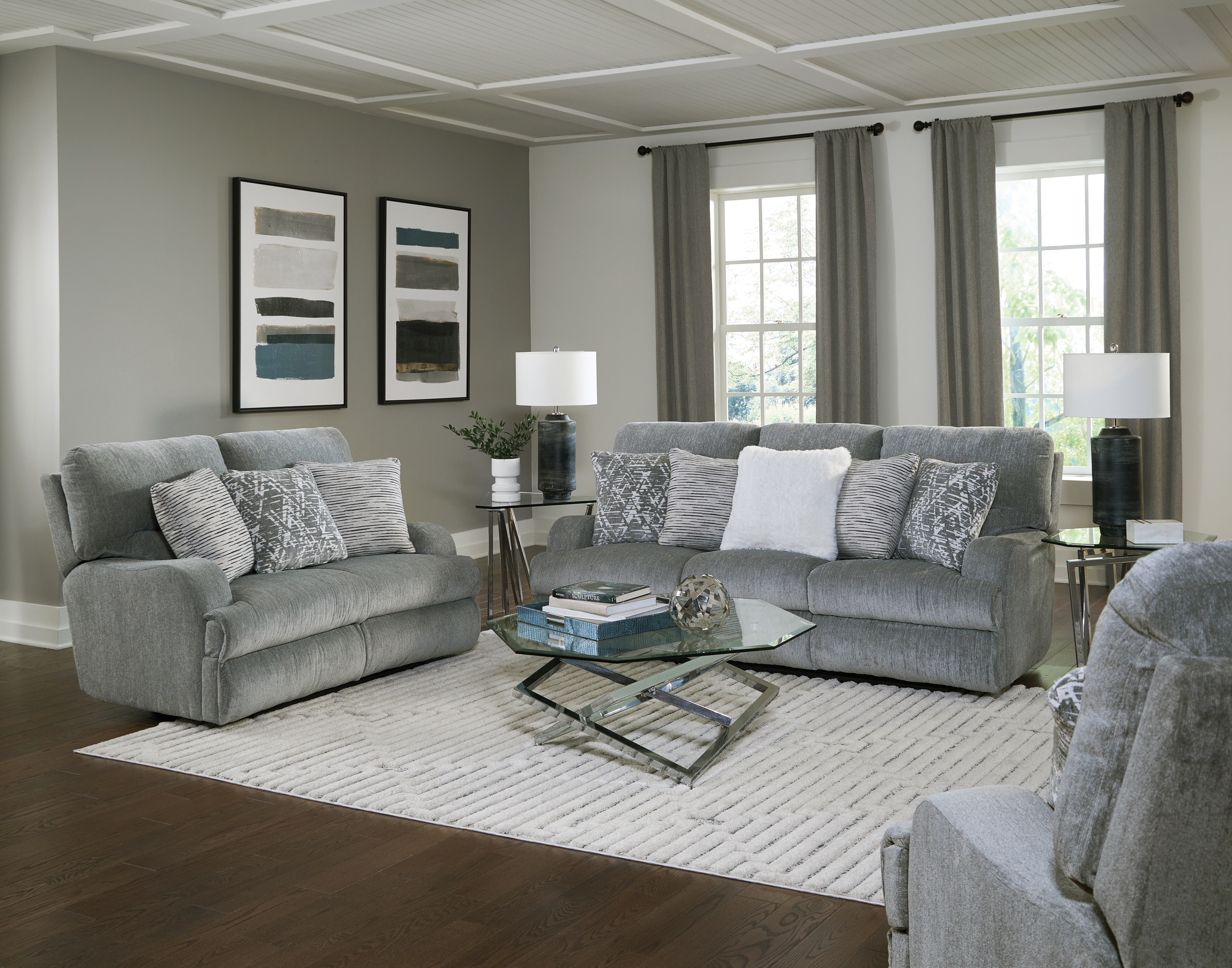 Catnapper Zane Manual Reclining Loveseat