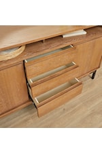 Wynwood, A Flexsteel Company Millwork Contemporary Sideboard with Wine Storage