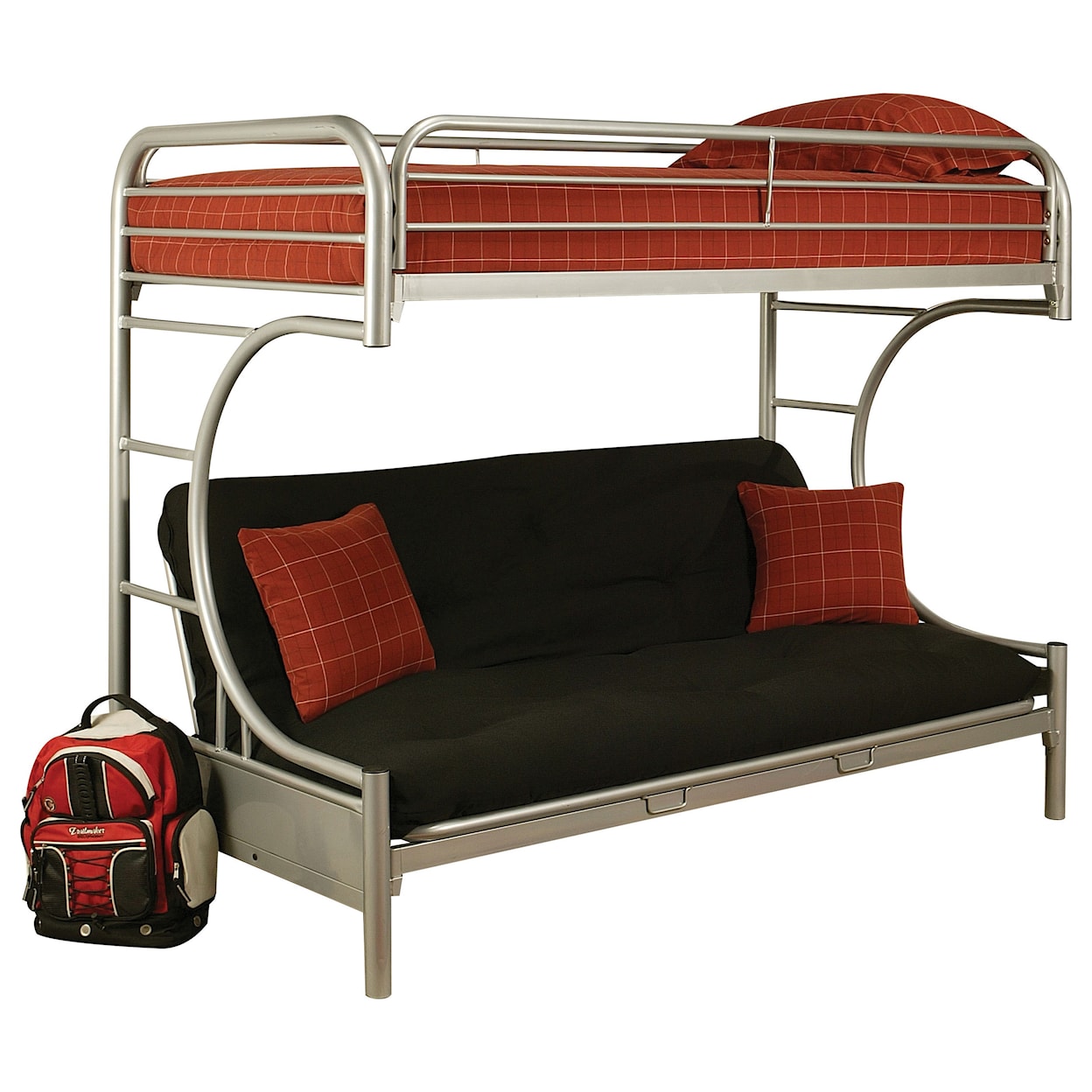 Acme Furniture Eclipse Twin XL/Queen Futon Bunk Bed
