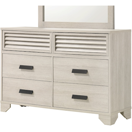 Contemporary 6-Drawer Dresser