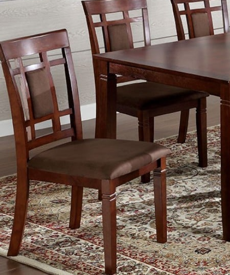 Furniture of America CLAIR FOAAC002BK Transitional Brown Dining Chair