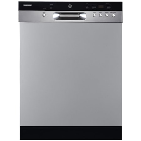 24" Built-In Front Control Dishwasher with Stainless Steel Tall Tub Stainless Steel - GBF532SSPSS