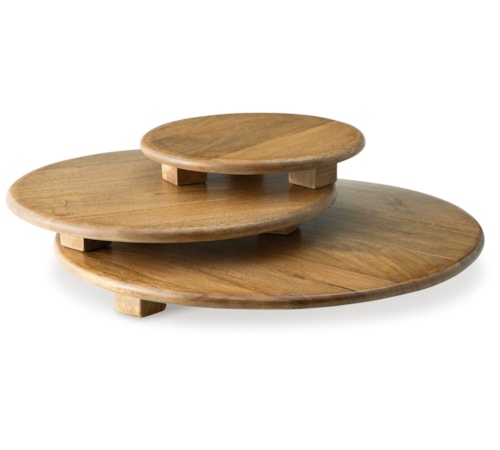 Wood Tray Set (Set of 3)