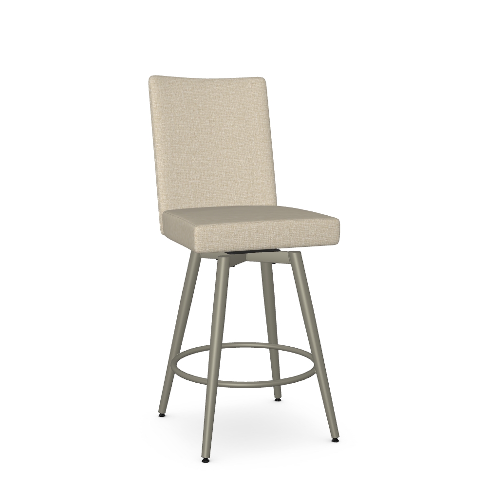 Upholstered Counter Height Swivel Stool