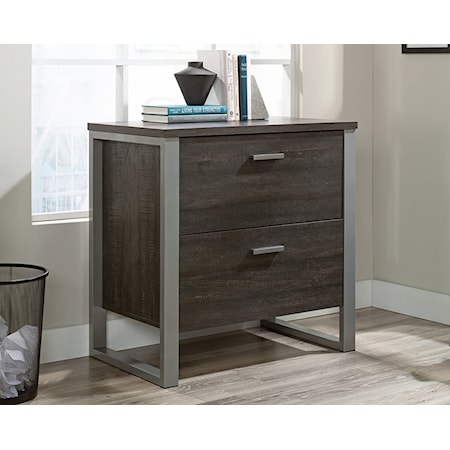 Contemporary Two-Drawer Lateral File Cabinet