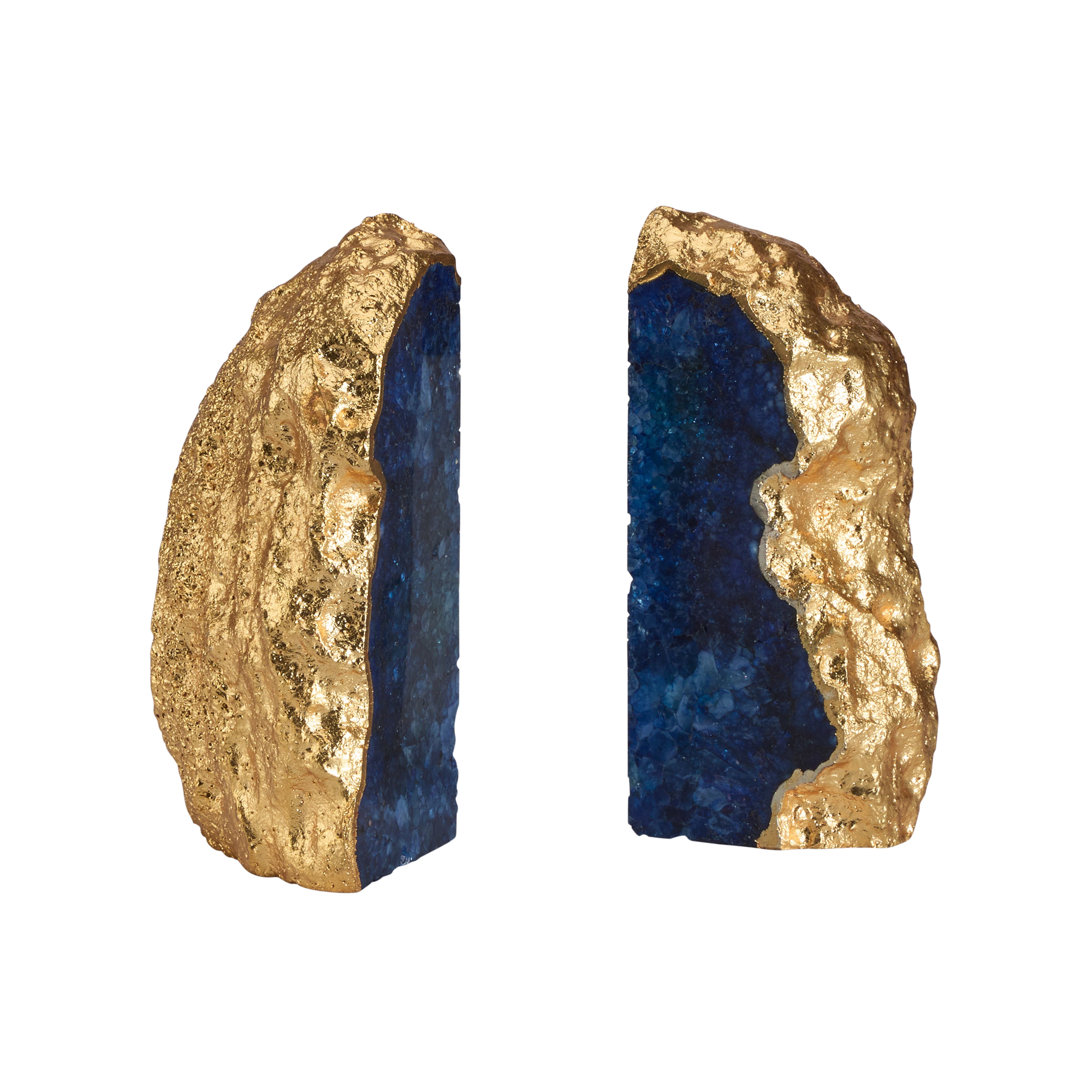 Chelsea House Chelsea House Misc Blue Agate Bookend (Pr)