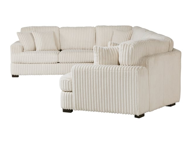 4-pc. Sectional Sofa w/Right Cuddler