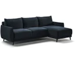 Luonto Dolphin Full XL Chaise Sectional with Sleeper