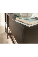 Sauder Summit Station Contemporary L-Shaped Desk with File Drawer