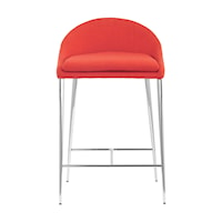 Reykjavik Counter Chair (Set of 2) Tangerine