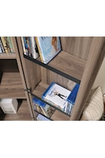 Sauder HomePlus Farmhouse 8-Cube Bookcase with Open Shelving